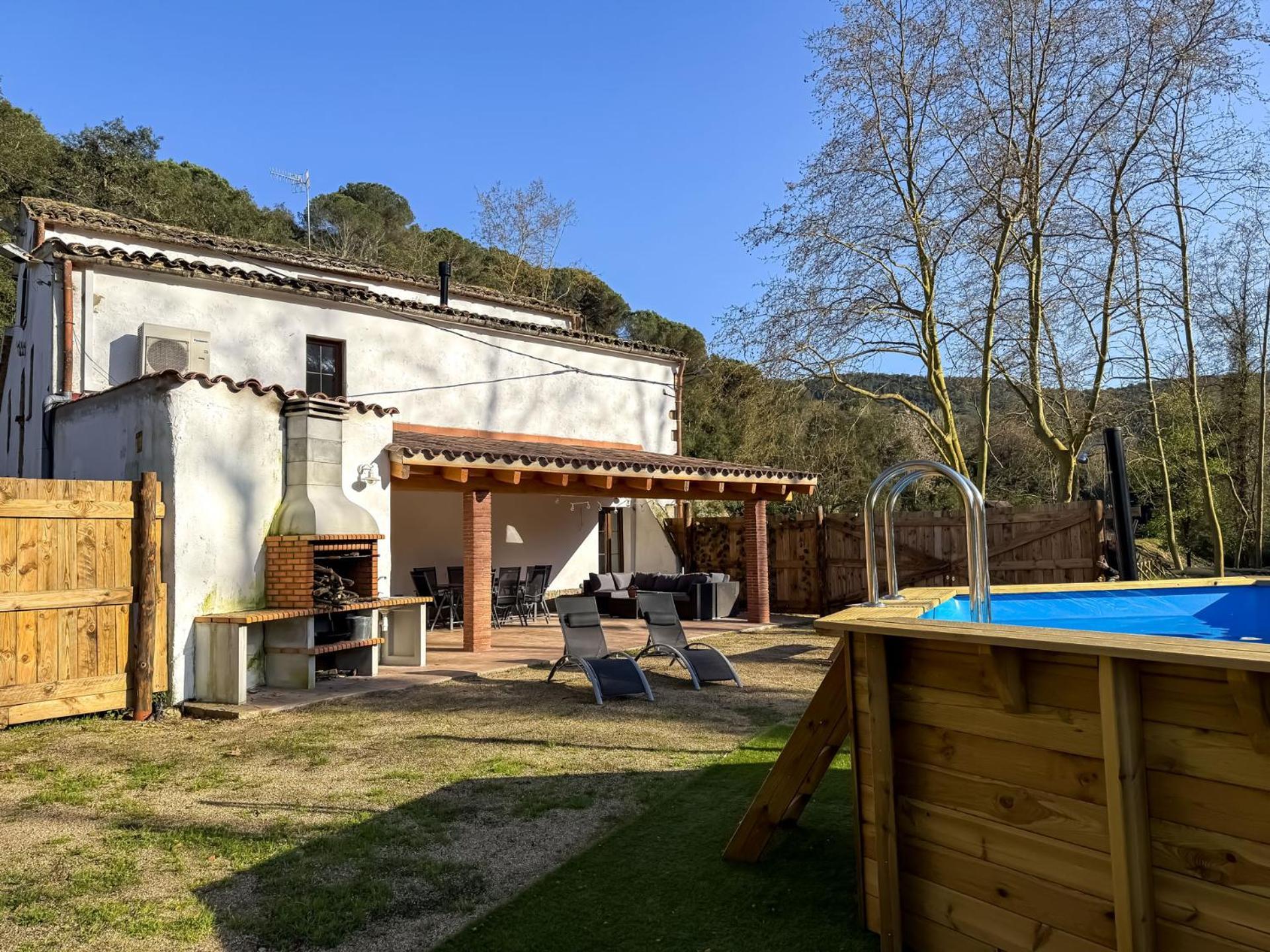 Casa Rural Can Ricos - El Mirador Del Montseny Vallgorguina Εξωτερικό φωτογραφία