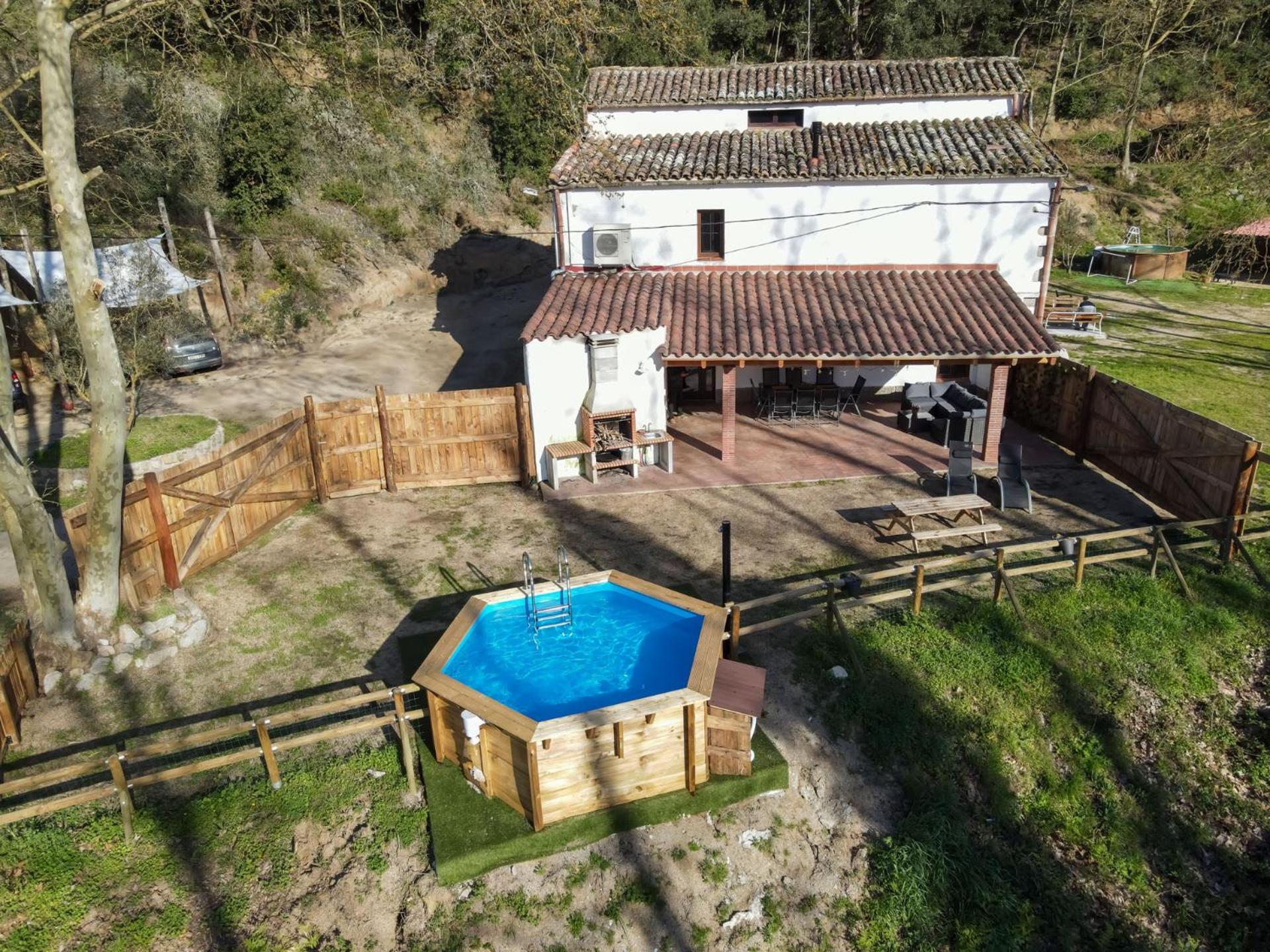 Casa Rural Can Ricos - El Mirador Del Montseny Vallgorguina Εξωτερικό φωτογραφία
