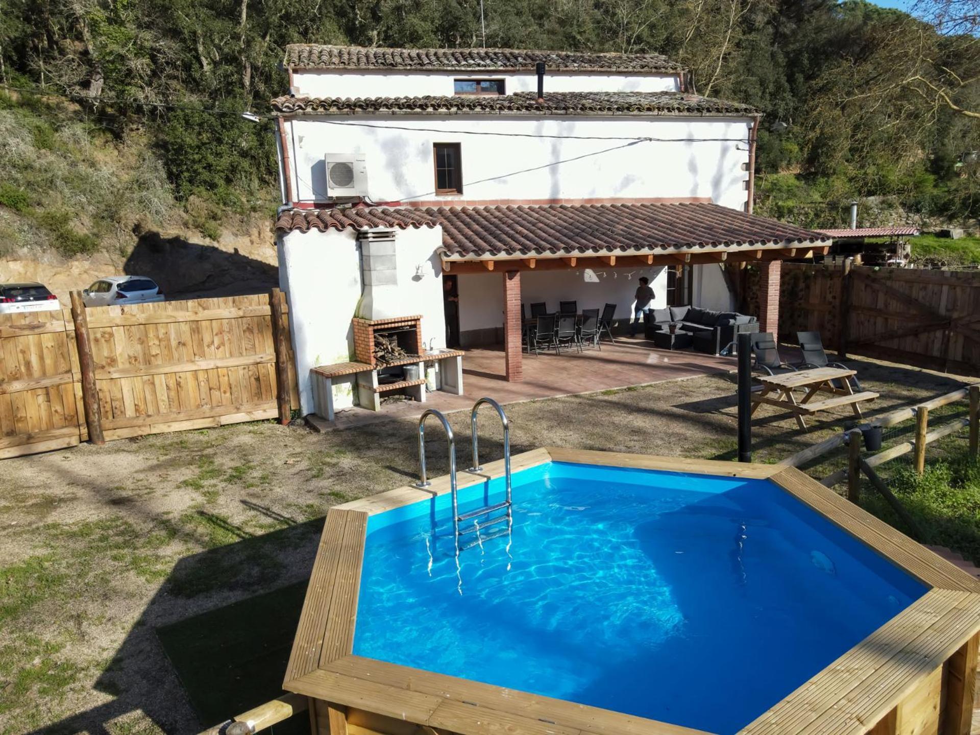 Casa Rural Can Ricos - El Mirador Del Montseny Vallgorguina Εξωτερικό φωτογραφία
