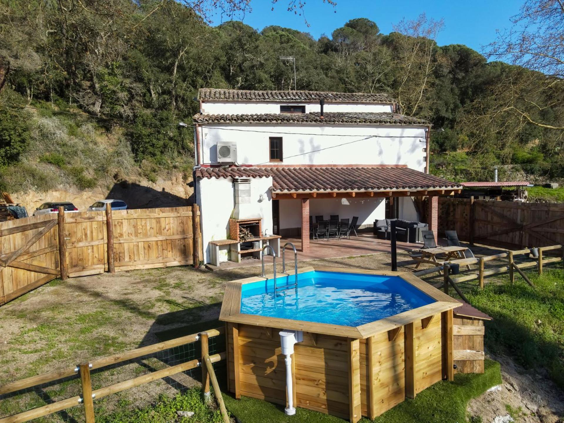 Casa Rural Can Ricos - El Mirador Del Montseny Vallgorguina Εξωτερικό φωτογραφία
